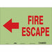 Safety Sign 10 in x 14 in Glow Vinyl