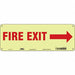 Safety Sign 5 in x 14 in Polyethylene