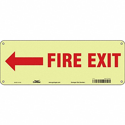 Safety Sign 5 in x 14 in Polyethylene