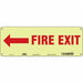 Safety Sign 5 in x 14 in Polyethylene