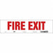 Safety Sign 3 1/2 in x 14 in Vinyl