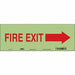 Safety Sign 5 in x 14 in Glow Vinyl