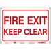 J9268 Safety Sign 10 in x 14 in Polyethylene
