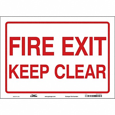 J9268 Safety Sign 10 in x 14 in Vinyl