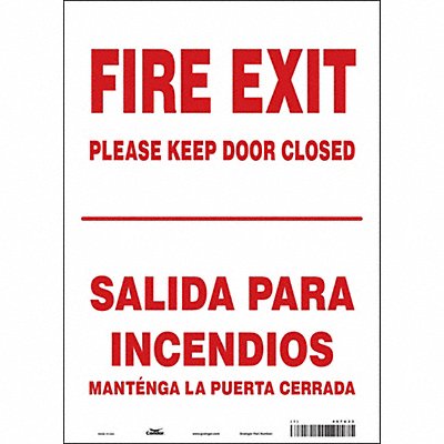 Safety Sign 14 in x 10 in Vinyl