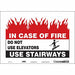 Safety Sign 7 in x 10 in Vinyl