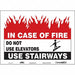 Safety Sign 10 in x 14 in Vinyl