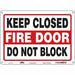 Safety Sign 10 in x 14 in Aluminum