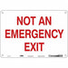 Safety Sign 7 in x 10 in Aluminum