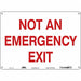 Safety Sign 10 in x 14 in Aluminum