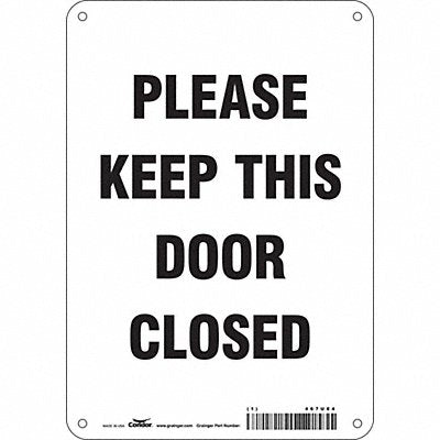 J9275 Safety Sign 10 in x 7 in Aluminum