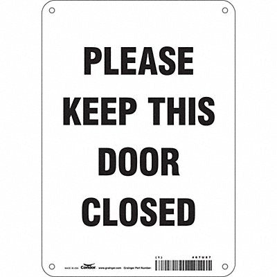 J9275 Safety Sign 10 in x 7 in Polyethylene