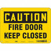 Safety Sign 7 in x 10 in Aluminum
