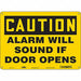 Safety Sign 10 in x 14 in Aluminum