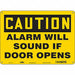 Safety Sign 10 in x 14 in Polyethylene