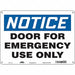 Safety Sign 10 in x 14 in Aluminum