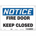 Safety Sign 7 in x 10 in Aluminum
