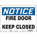 Safety Sign 10 in x 14 in Aluminum