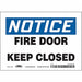 Safety Sign 5 in x 7 in Vinyl