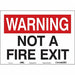 J9288 Safety Sign 10 in x 14 in Vinyl
