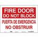 Safety Sign 10 in x 14 in Vinyl