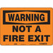 Safety Sign 10 in x 14 in Aluminum