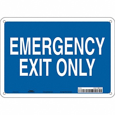 Safety Sign 7 in x 10 in Polyethylene