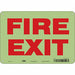 Safety Sign 7 in x 10 in Glow Vinyl
