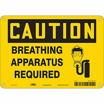 Safety Sign 7 in x 10 in Vinyl
