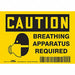 Safety Sign 3.5in x 5in Vinyl