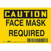 K0486 Safety Sign 3 1/2 inx5 in Vinyl
