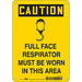 Safety Sign 10 in x 7 in Polyethylene