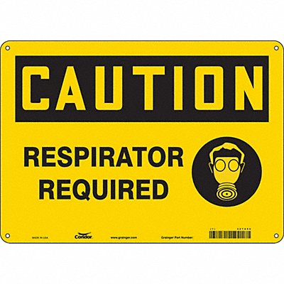 Safety Sign 10 inx14 in Polyethylene