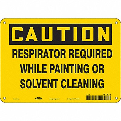 Safety Sign 7 inx10 in Vinyl