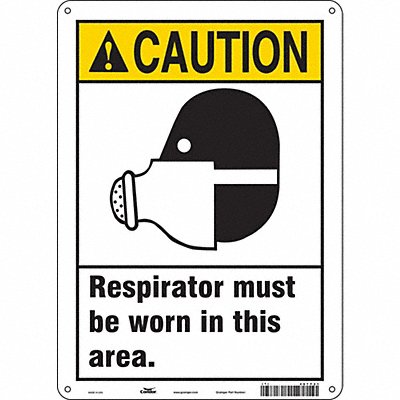 Safety Sign 14 inx10 in Polyethylene