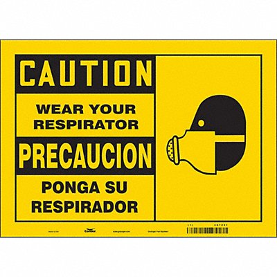 Safety Sign 10 inx14 in Vinyl