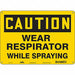 Safety Sign 10 in x 14 in Polyethylene