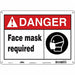 Safety Sign 10 in x 14 in Aluminum
