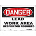 Safety Sign 10 in x 14 in Aluminum