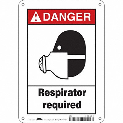 Safety Sign 10 in x 7 in Vinyl