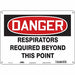 Safety Sign 10 inx14 in Polyethylene