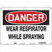 Safety Sign 10 in x 14 in Aluminum