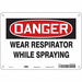 Safety Sign 7 in x 10 in Vinyl