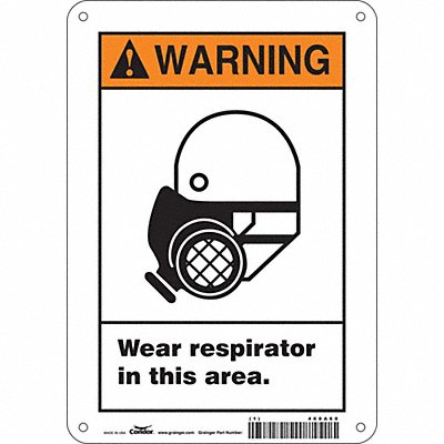Safety Sign 10 inx7 in Vinyl