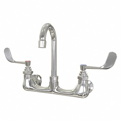 Gooseneck Chrome Sani-Lav Cast Brass