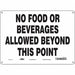 Safety Sign 10 in x 14 in Polyethylene