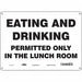 J9849 Safety Sign 10 in x 14 in Polyethylene