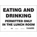 J9849 Safety Sign 7 in x 10 in Vinyl