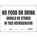 Safety Sign 10 in x 14 in Aluminum