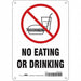 Safety Sign 10 in x 7 in Aluminum
